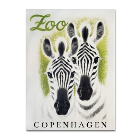 Vintage Apple Collection 'Copenhagen Zoo' Canvas Art,18x24